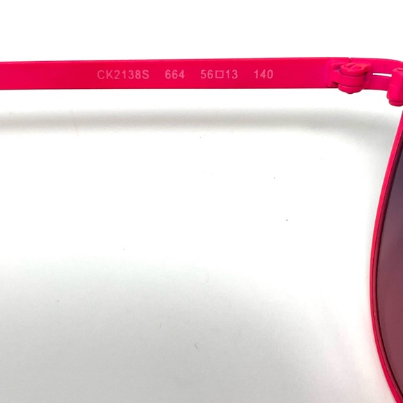 Calvin Klein CK2138S 664 Hot Pink Aviator Sunglasses New